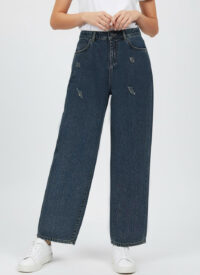 شلوار جین زاپ دار زنانه دیان مدل بگ