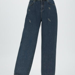 شلوار جین زاپ دار زنانه دیان مدل بگ