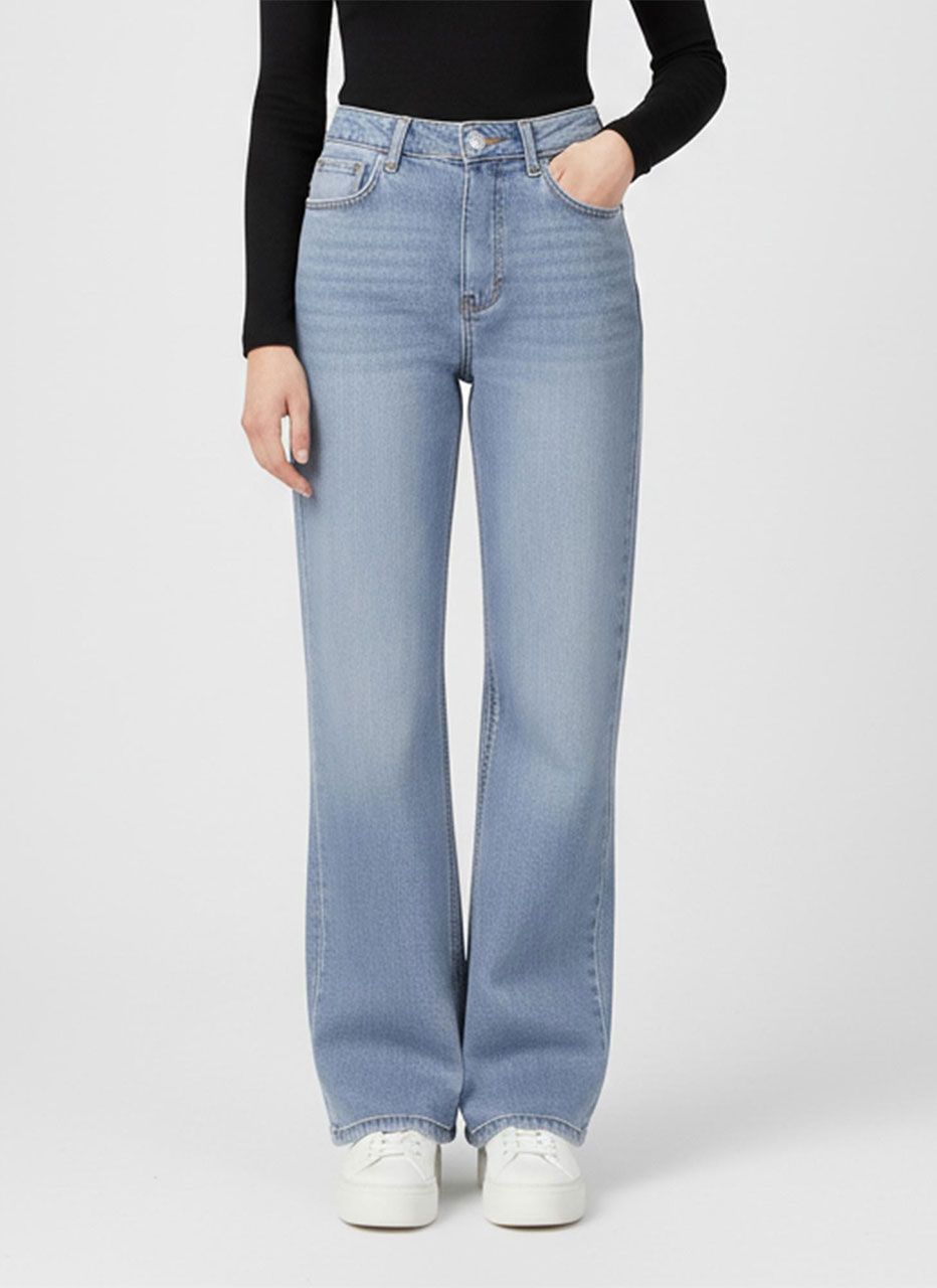 شلوار جین زنانه هومنیتی مدل WYWJEWIDE